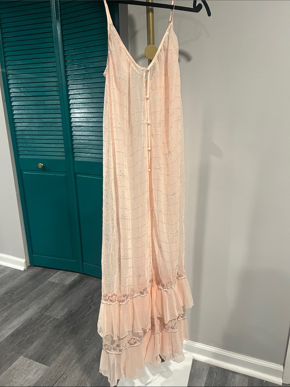 FREE PEOPLE NWT Star Of The Show Midi / Peach Dust - Picture 9 of 13